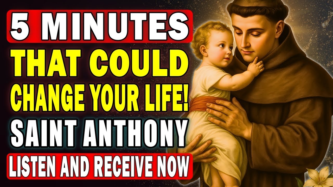 💖POWERFUL PRAYER TO OBTAIN A SWIFT AND URGENT MIRACLE – SAINT ANTHONY OF PADUA 🙏