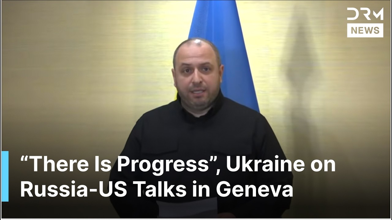 BREAKING NEWS: Ukraine&rsquo;s Top Negotiator Briefs Media After US-Russia Talks in Geneva | AC1G