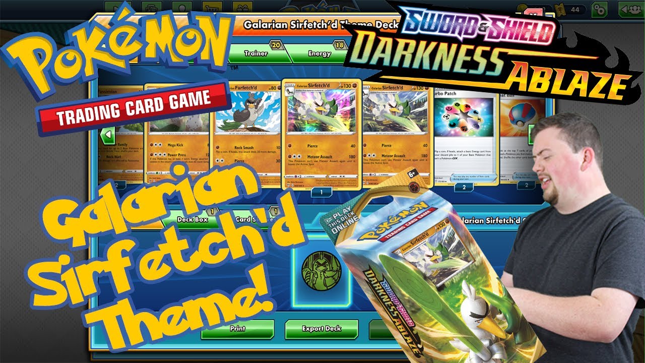 Galarian Sirfetch'd Theme Deck! | Pokemon TCG - Darkness Ablaze