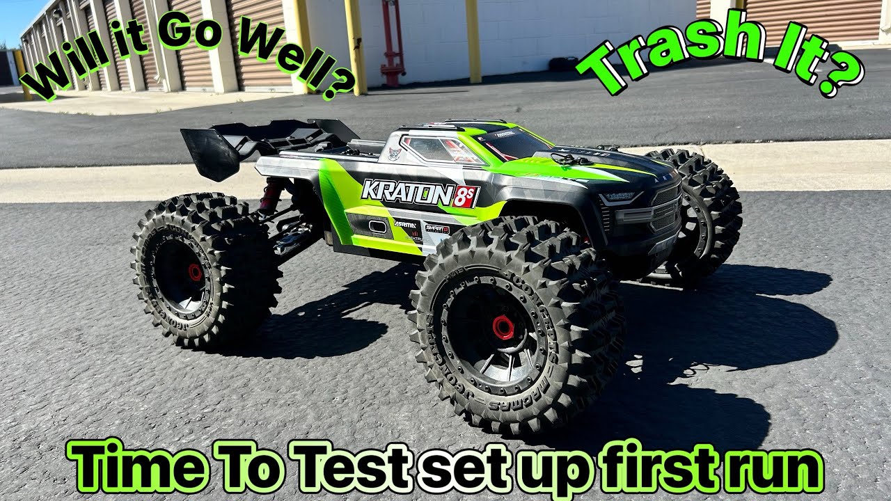 Arrma Kraton 8S: Первый запуск и настройка, часть 4. Она что, потрошительница?