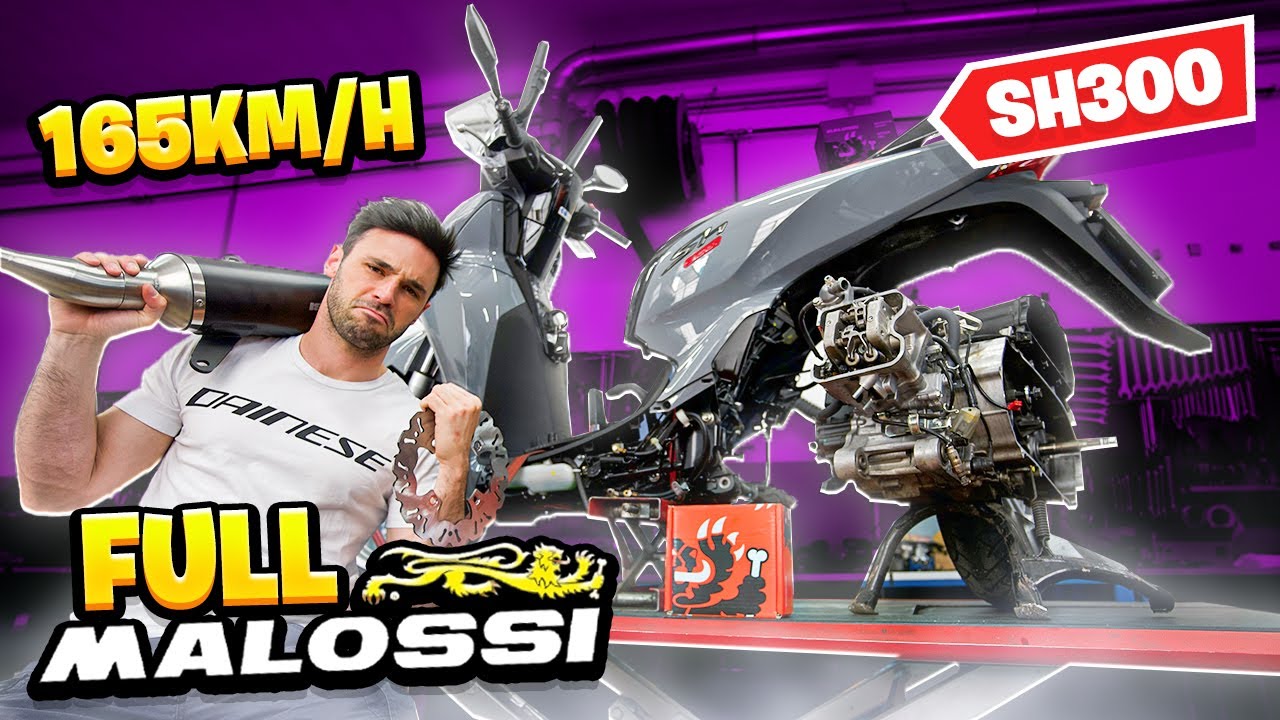 Monto TUTTO il catalogo MALOSSI sul mio SH300! 😈🚀
