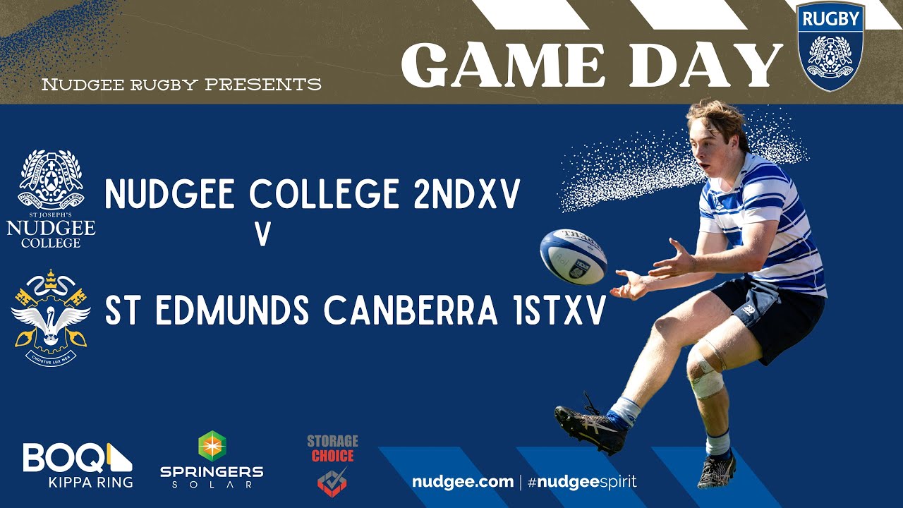 2024 Nudgee College 2nd XV v St Edmunds, Canberra 1st XV