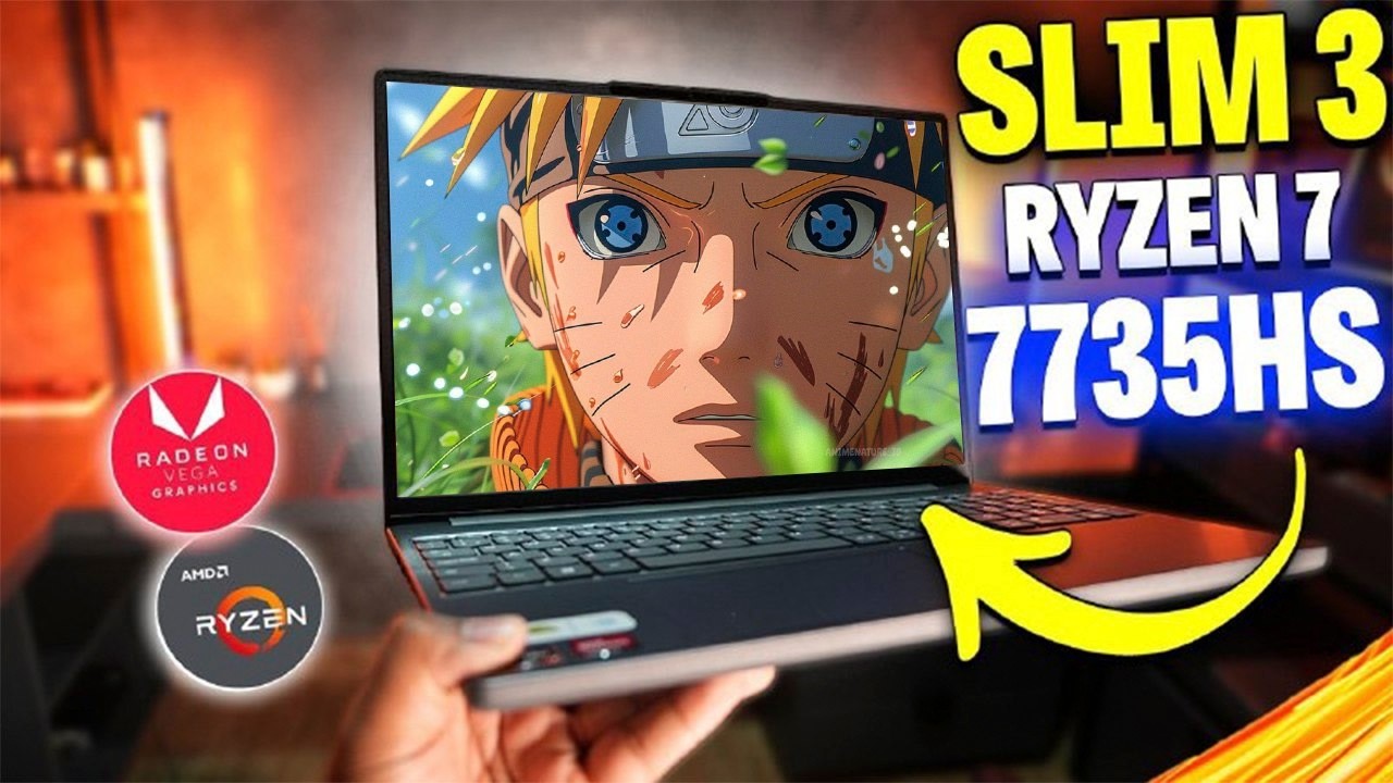 Testando Jogos no Lenovo IdeaPad Slim 3 RYZEN 7 7735HS!