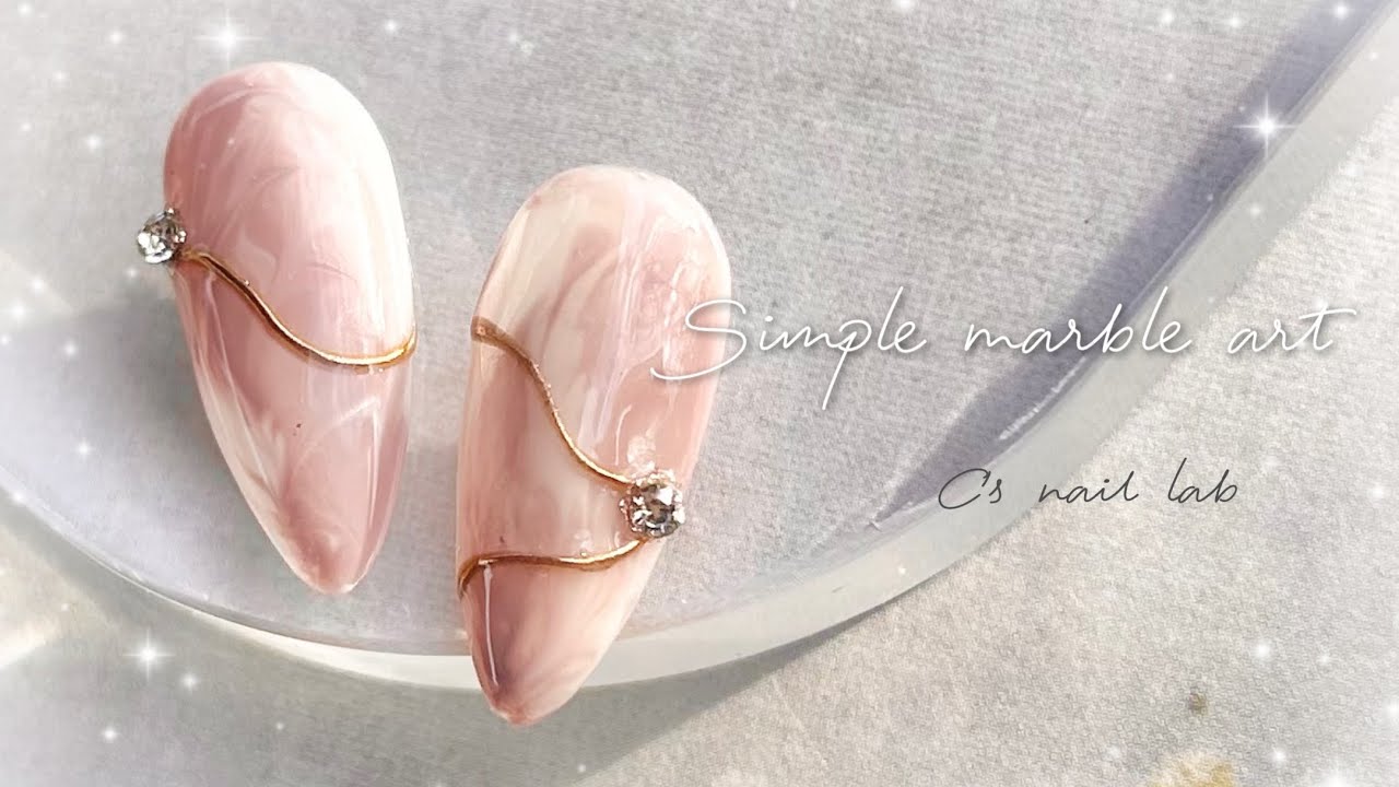 Simple Marble Art / nail art tutorial