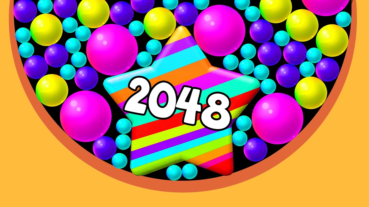 BOUNCE MERGE &ndash; 2048 Destroy Balls (Balls Gameplay) [From 1 To 250m points]