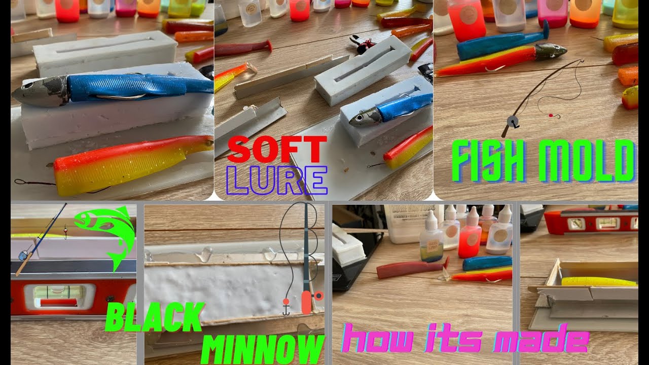 ΚΑΛΟΥΠΙ BLACK MINNOW ΠΩΣ ΦΤΙΑΧΝΕΤΑΙ ΟΛΗ Η ΔΙΑΔΙΚΑΣΙΑ.HOW TO MAKE MOLD FOR FISHING LURES