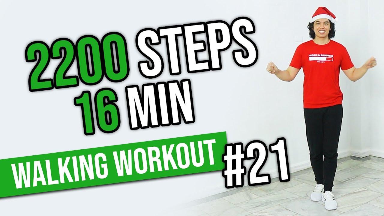 16 MIN CHRISTMAS FUN CARDIO WORKOUT! • 2200 Steps in 16 min • Keoni Tamayo