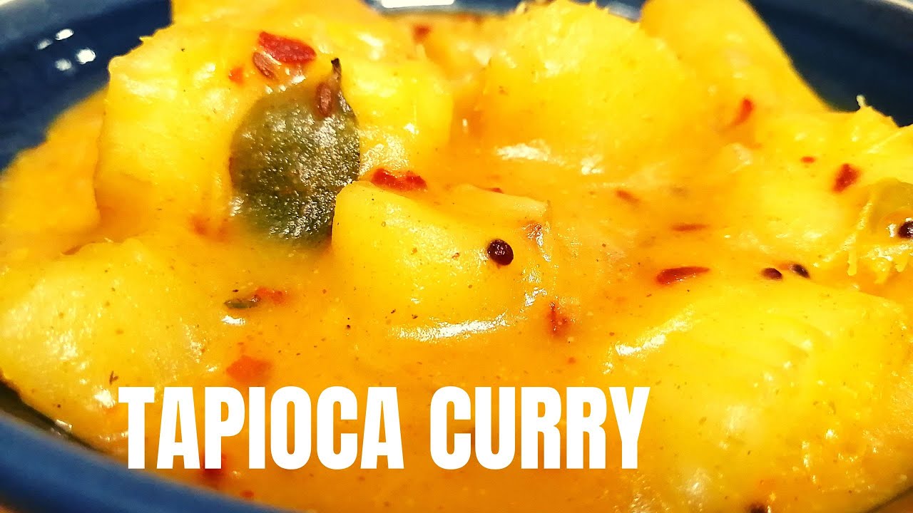 Sri Lankan Tapioca Curry | Cassava Curry | Manioc Curry