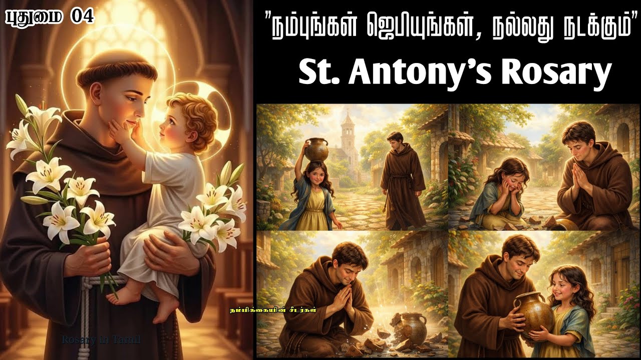 🙏 புனித அந்தோணியார் புதுமை & ஜெபமாலை | Tuesday’s Miracle Prayer | Anthoniyar Jebam | St. ANTONY