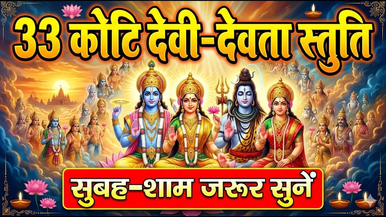 Har roj sune saab kaam achha hoga - 33 कोटि देवी-देवताओं की स्तुति - Most Powerful All Gods Stuti