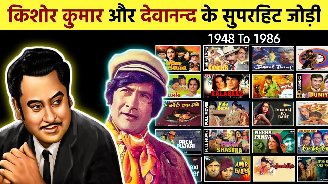 Kishore Kumar & Devanand All Bollywood Song || ये है किशोर कुमार और देवानन्द के सुपरहिट गाने