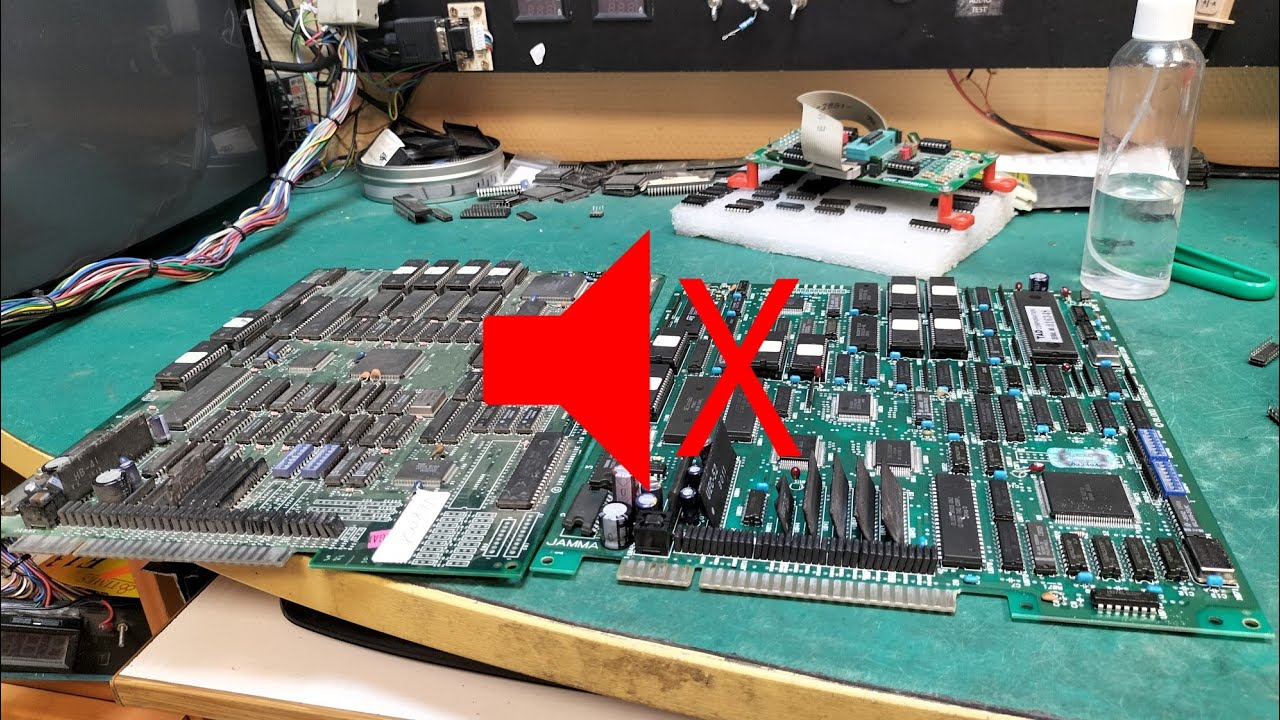 Problema de sonido en placas jamma