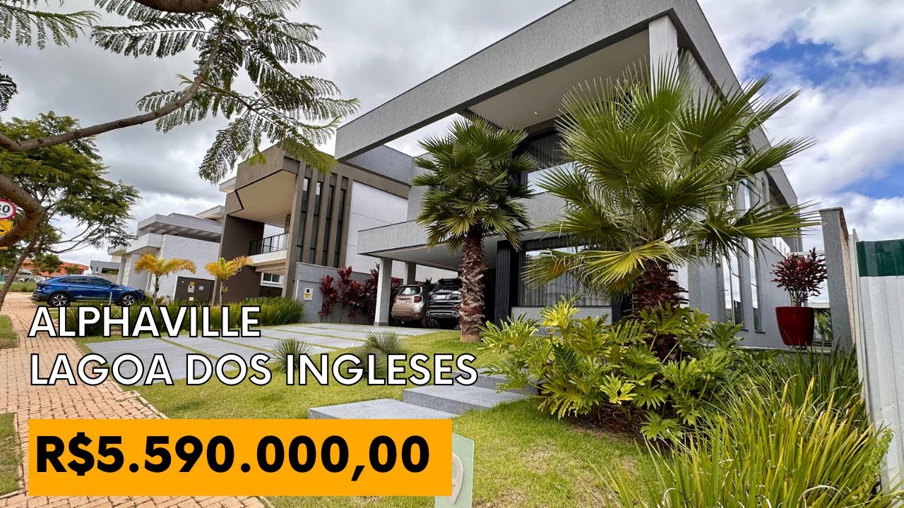 Casa sensacional em Alphaville Lagoa dos Ingleses - R$6.200.000,00