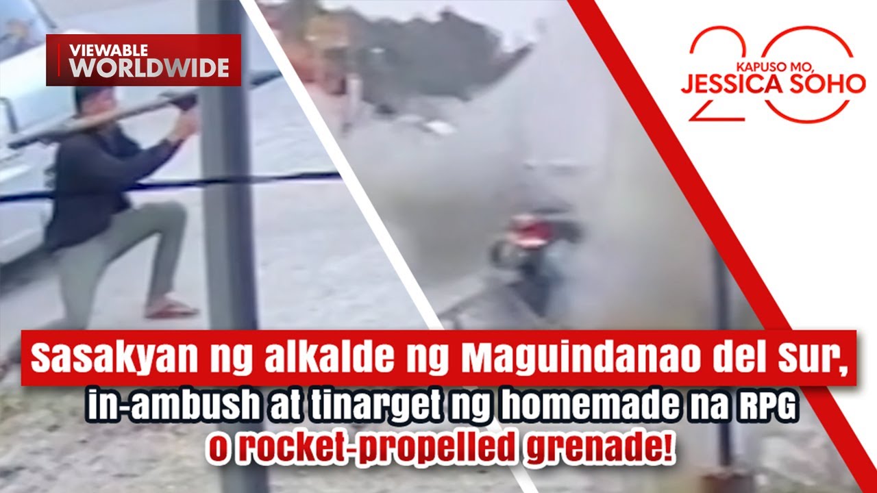 Sasakyan ng alkalde, in-ambush at tinarget ng homemade na RPG | Kapuso Mo, Jessica Soho
