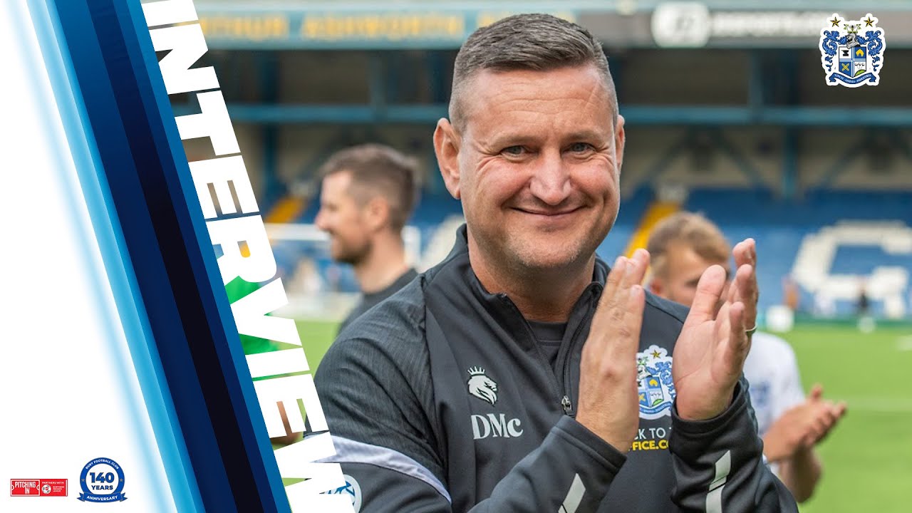 Dave McNabb - Runcorn Linnets (h) | Post Match Interview | Bury FC
