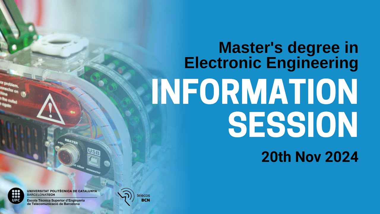 Information Session  Master's Degree in Electronic Engineering
