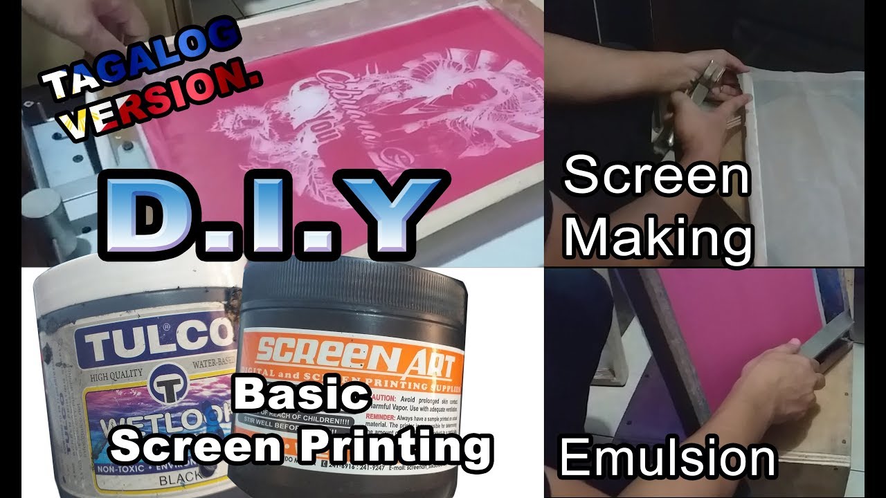 Silk Screen Tutorial TAGALOG VERSION