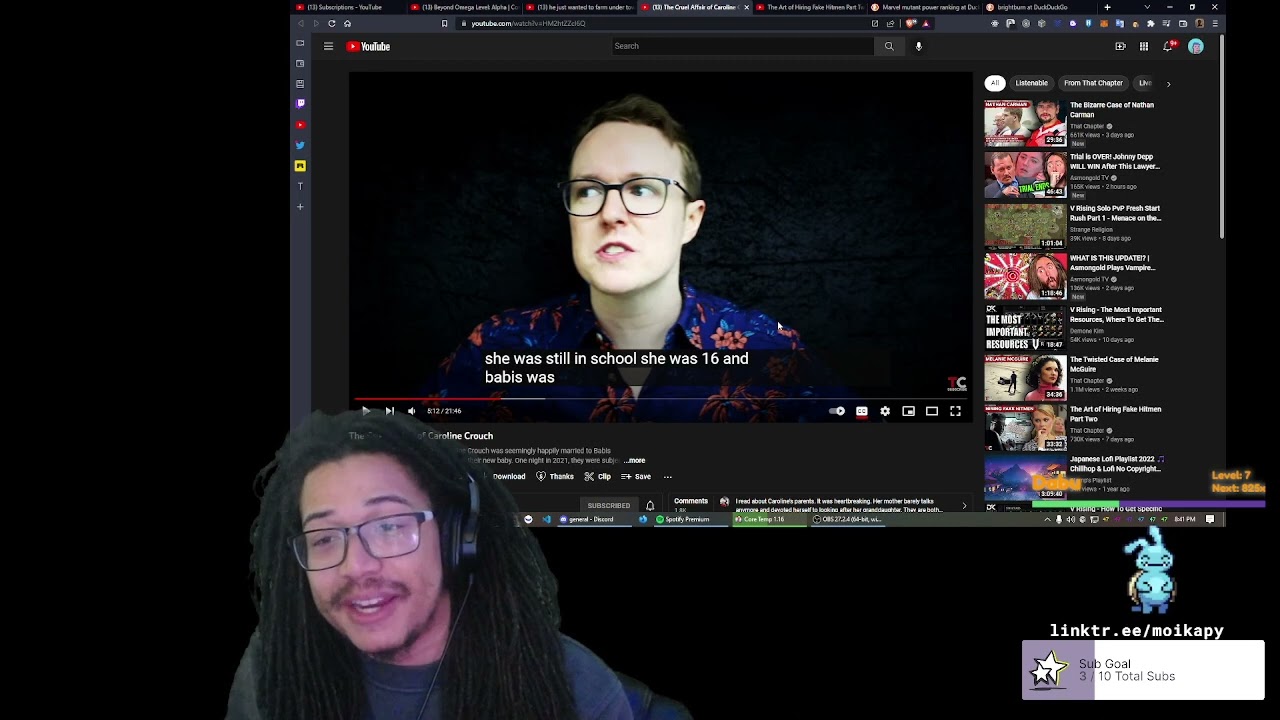 Moikapy Reacts to The Cruel Affair of Caroline Crouch by That Chapter