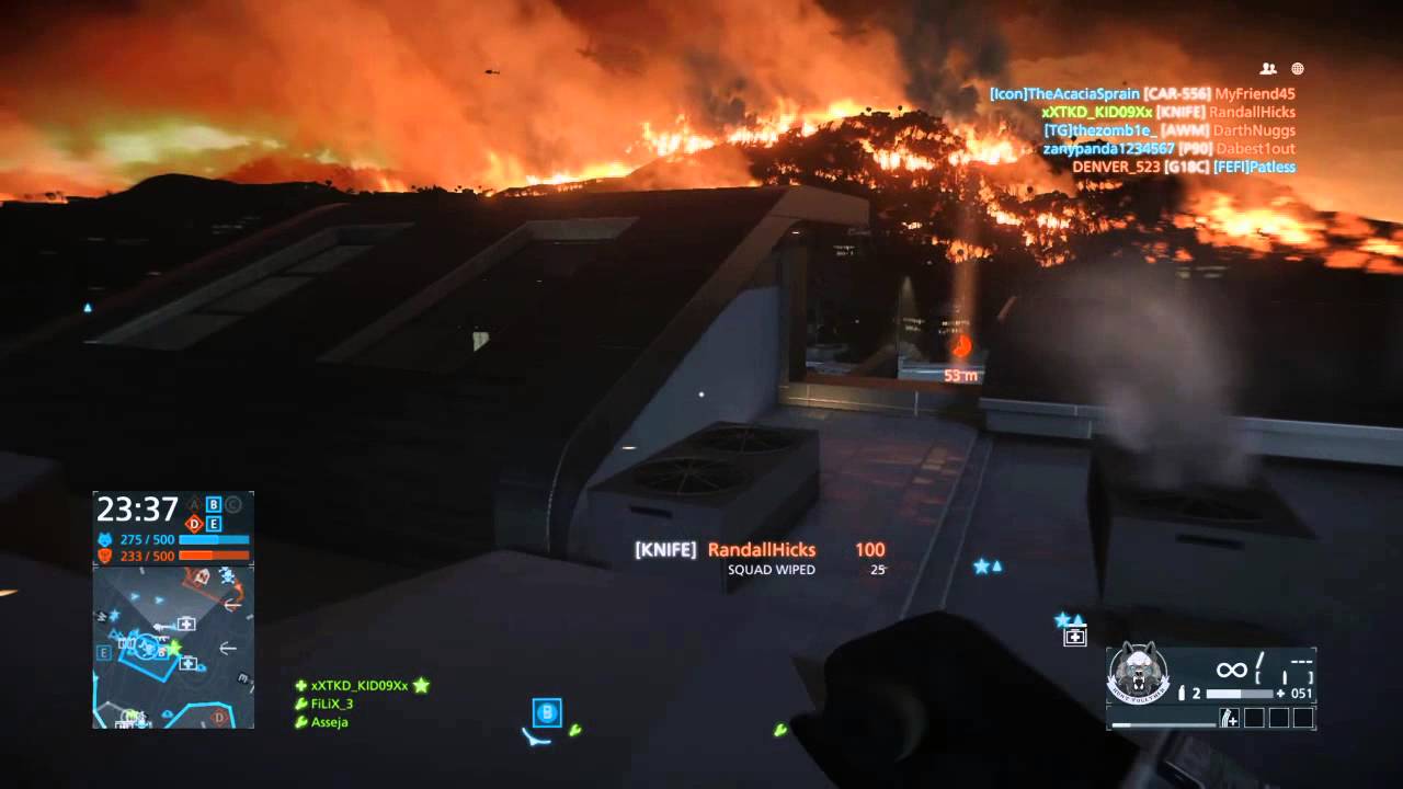 Battlefield hardline knifing!