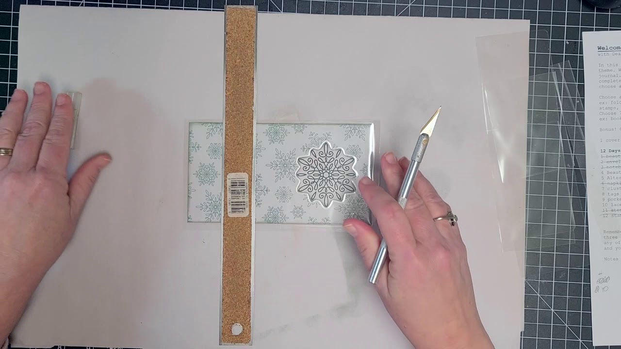 Laminated Tag with Pocket for the December Junk Journal Challenge 2020 by dearjuliejulie, 