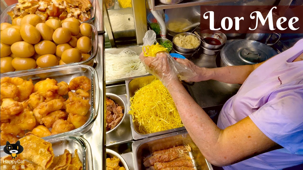 Get a delightful bowl of Lor Mee with shark meat & handmade Ngor Hiang! | Soon Heng Food Delights