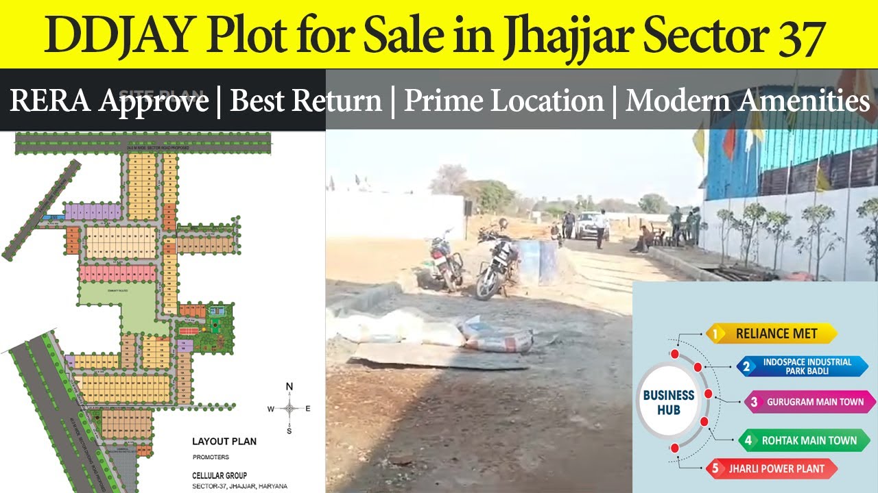 Deen Dayal Jan Awas Yojana Jhajjar South City 2 || DDJAY Plot in Jhajjar