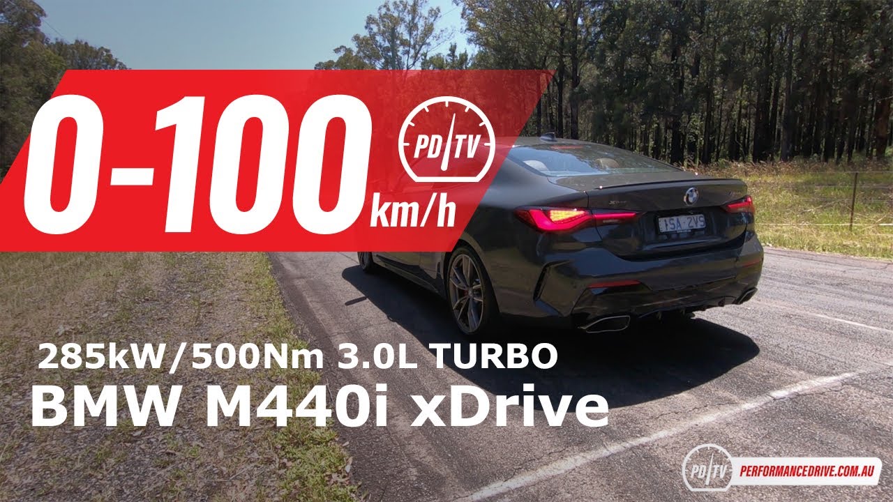 BMW M440i xDrive 2021 года: разгон от 0 до 100 км/ч и звук двигателя