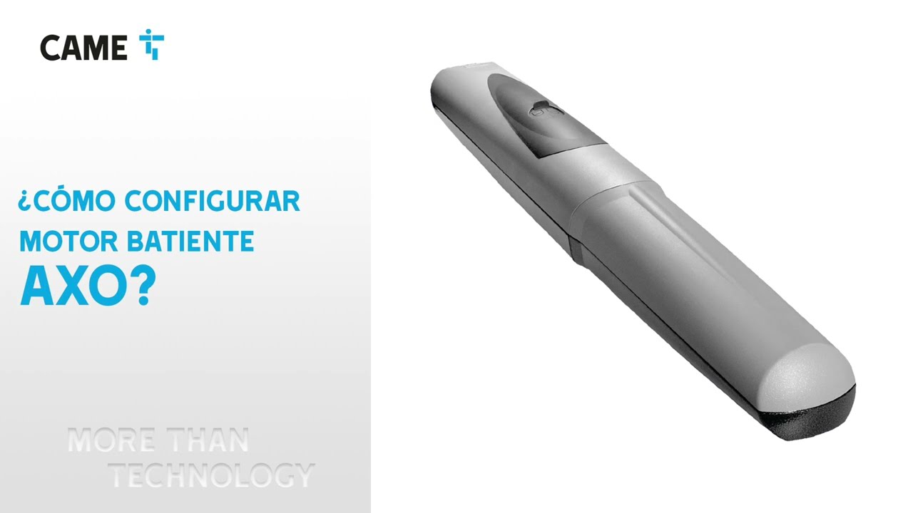 Configurando motor AXO de CAME