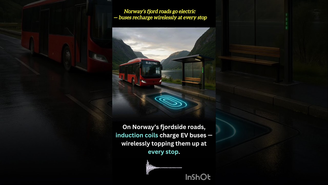 Norway&rsquo;s Smart Roads: Wireless Charging Tech Powers Electric Buses on Fjordside Routes