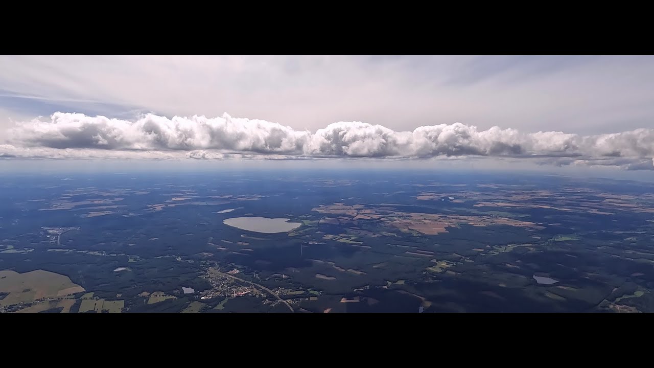 Krępa Słupska-Szczecinek na paralotni.