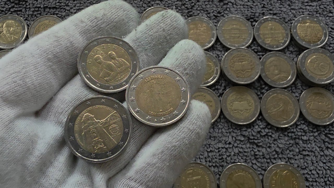 2 euro's coin hunt. 1000€ #35 Rarely found, Collectable coins.