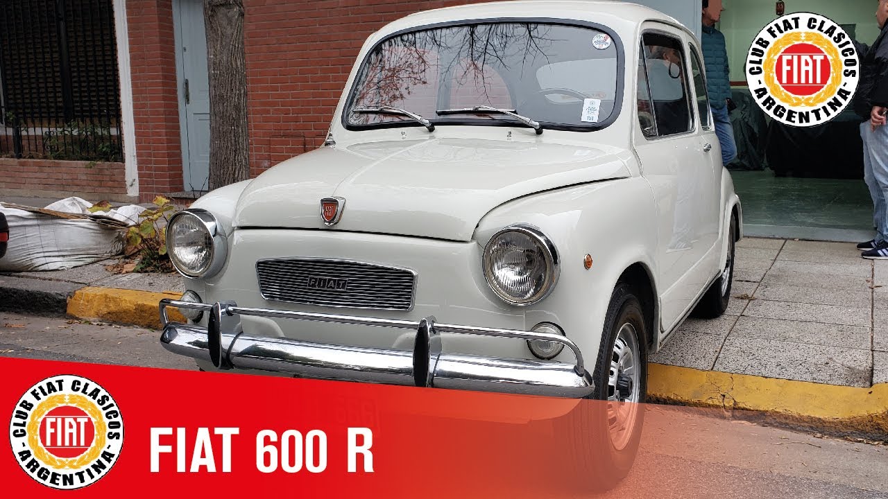 Fiat 600 R Año 1972 uno de los compactos más exitosos de la época | Club Fiat Clásicos Argentina