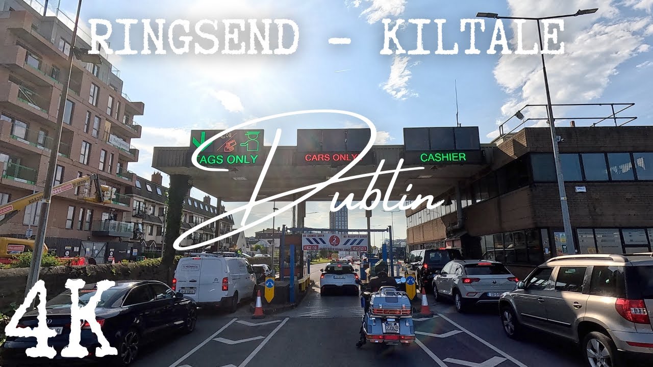 🇮🇪 DUBLIN RUSH HOUR, Surrounded by "eager" drivers from Dublin to Countryside FULL DRIVE [4k ASMR]