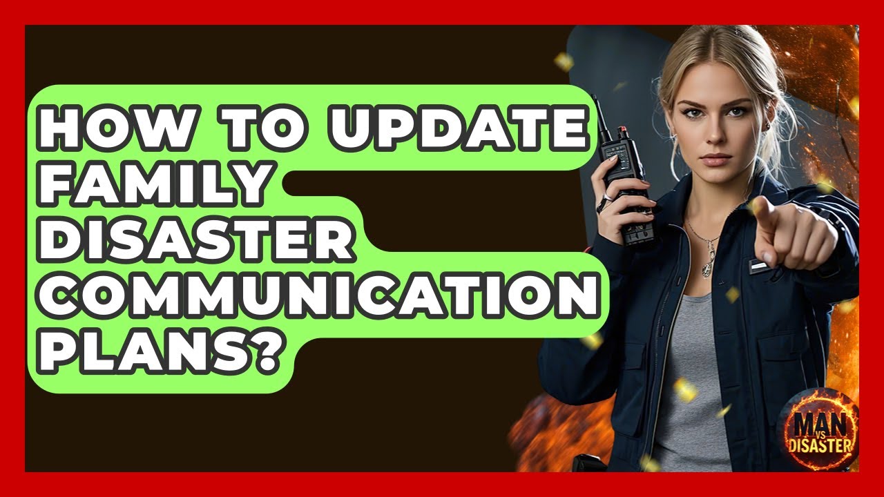 How To Update Family Disaster Communication Plans? - Man vs. Disaster