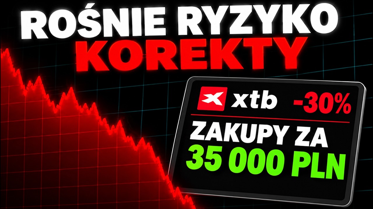 35 000 PLN trafia do portfela. Kupuję sp&oacute;łki odporne na wzrost cen ropy. Duży spadek XTB