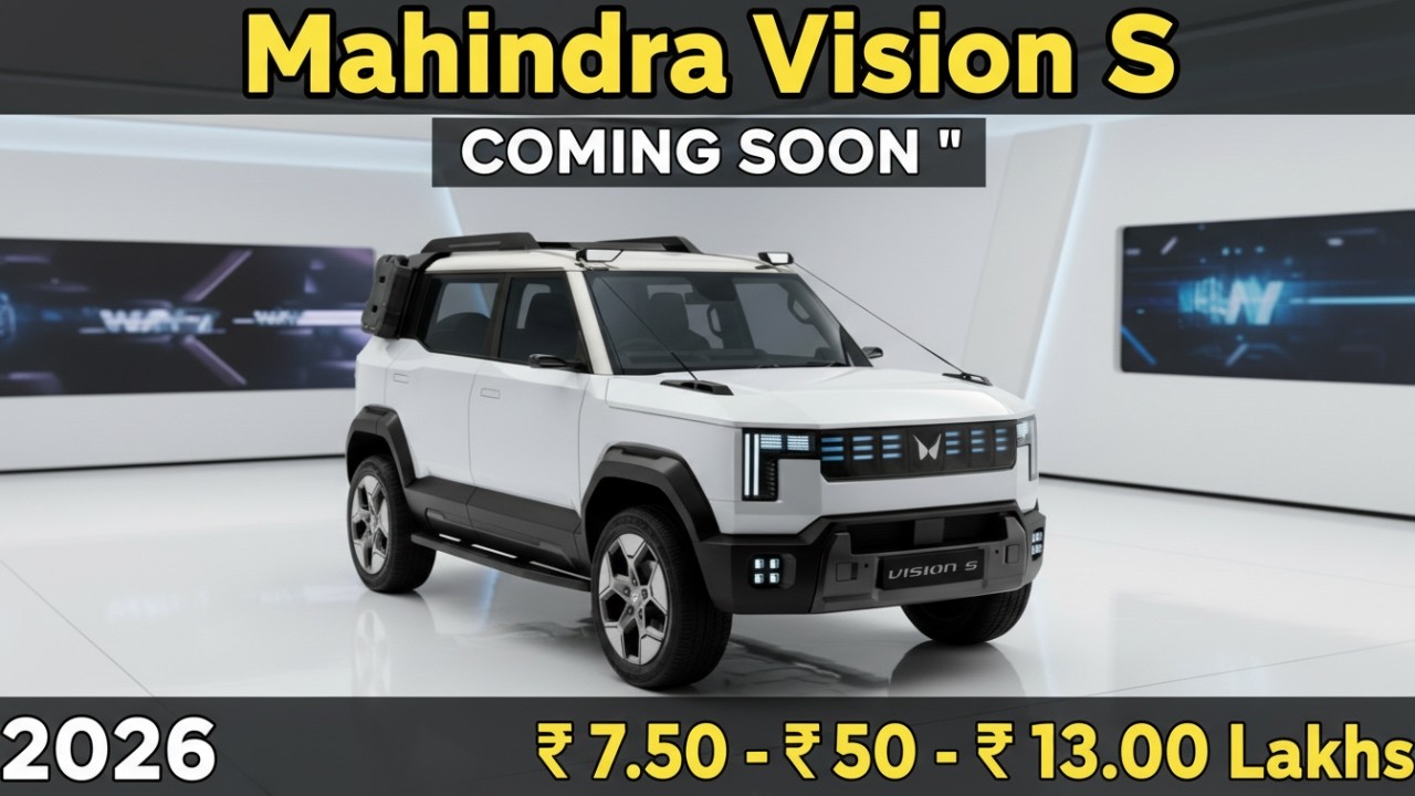 Mahindra Vision S ⚡ Future Electric SUV Coming Soon