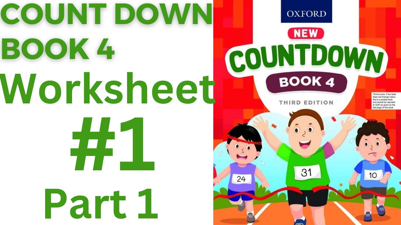 worksheet class 4| Worksheet 1|countdown book 4 Worksheet 1 | class 4 worksheet 1@ytacademy198
