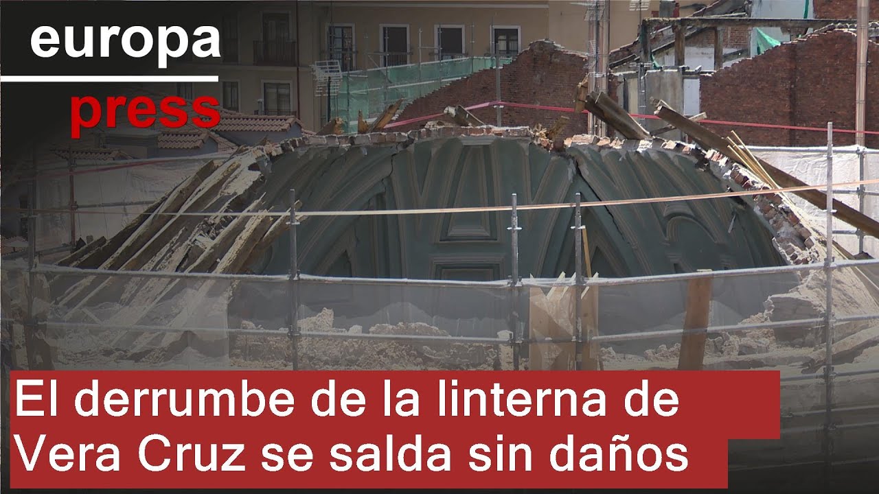 El derrumbe de la linterna de Vera Cruz se salda sin daños personales y sin afectar las tallas