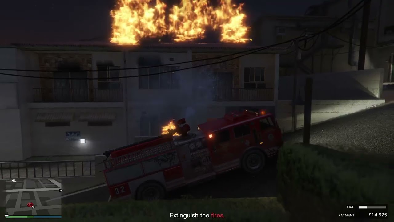 I became a firefighter in GTA Online!!