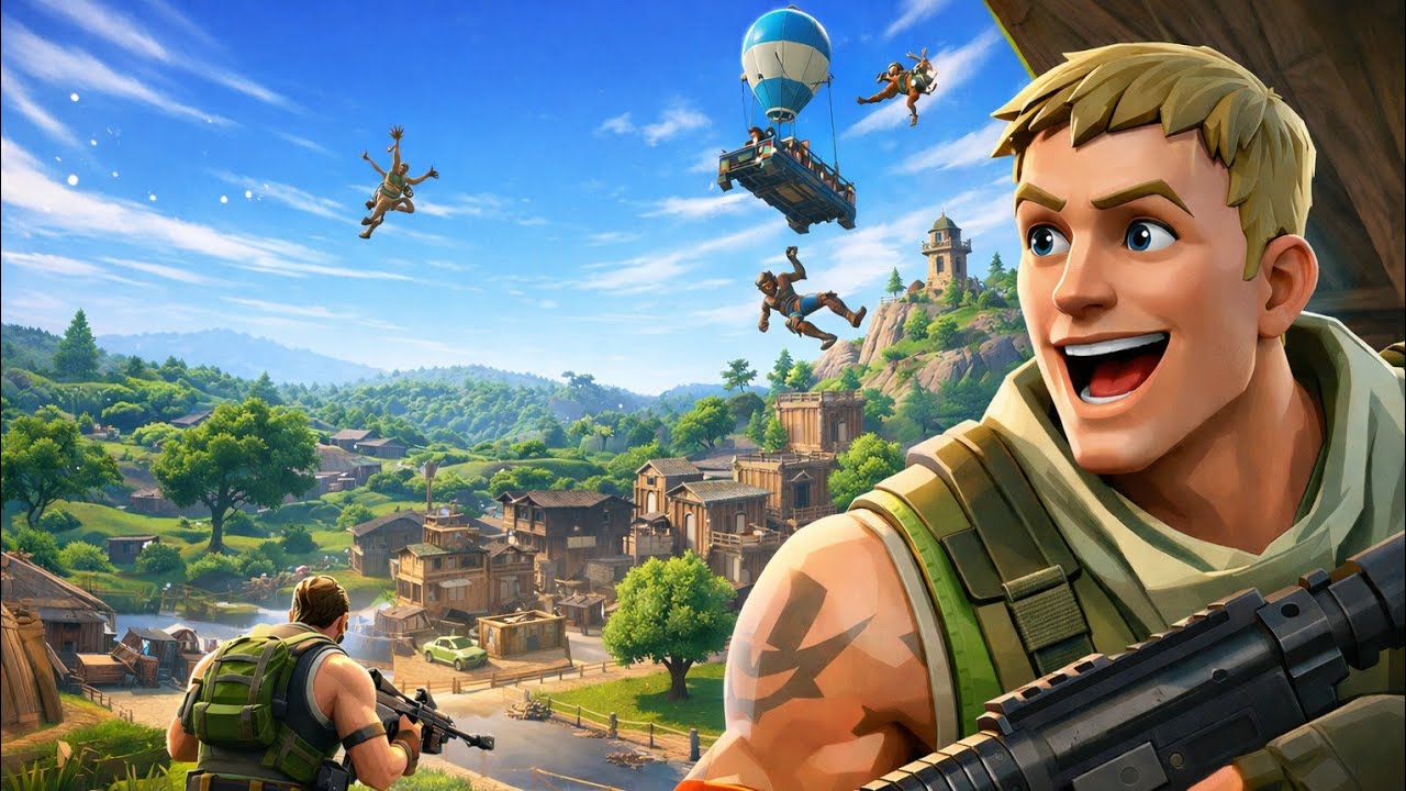 First Time Fortnite Play - First Match | Fortnite BR PC Gameplay | No Commentary
