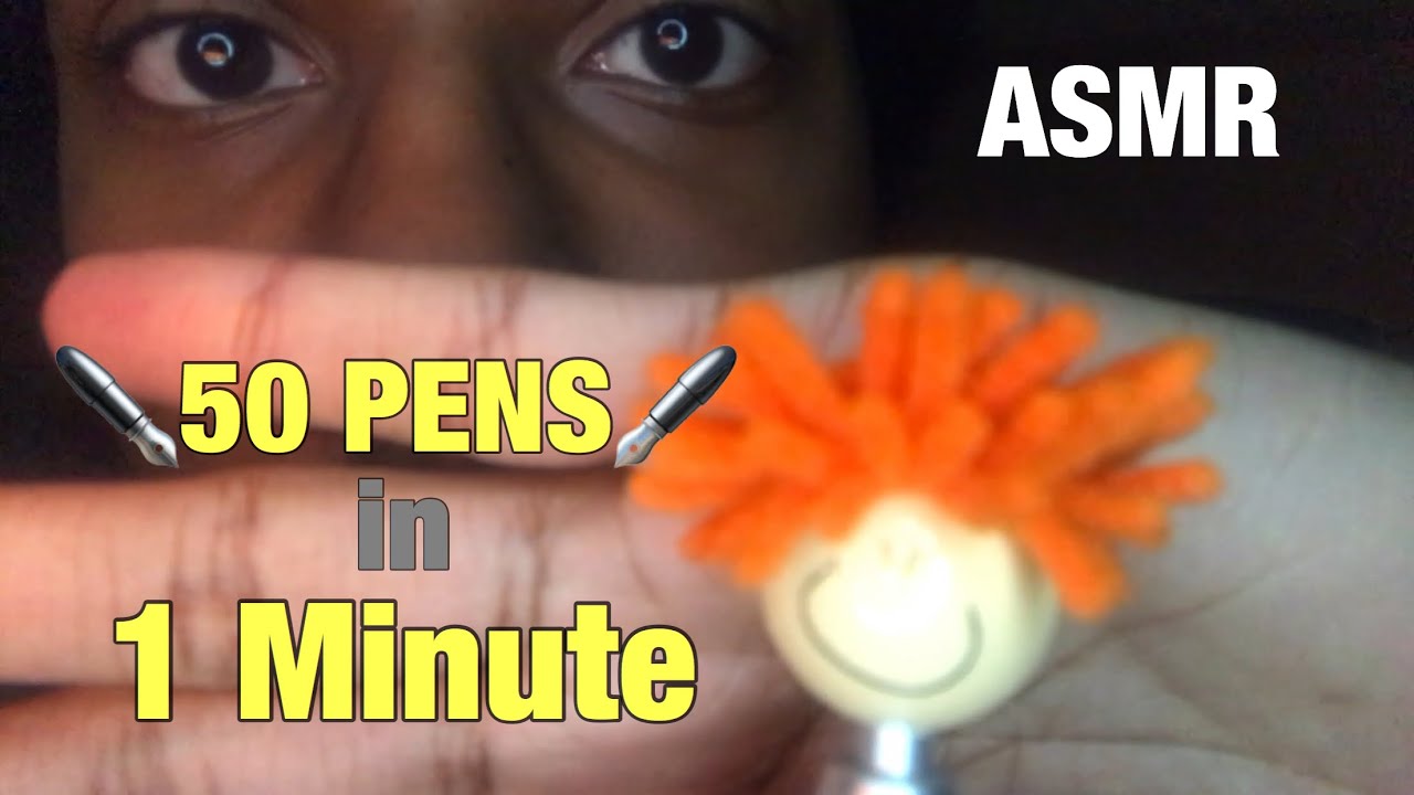 Best ASMR | Fastest 50 Triggers in 1 Minute Pen Clicking | Stormborn ASMR #1