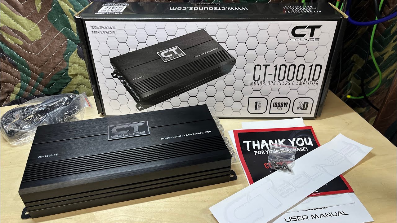 Обзор CT Sounds CT-1000.1D и динамометрический усилитель