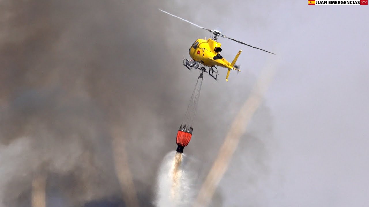 Incendios forestales 2025. Casarubios, San Blas(Madrid),Colmenar Viejo, Anchuelo y Alcala de Henares