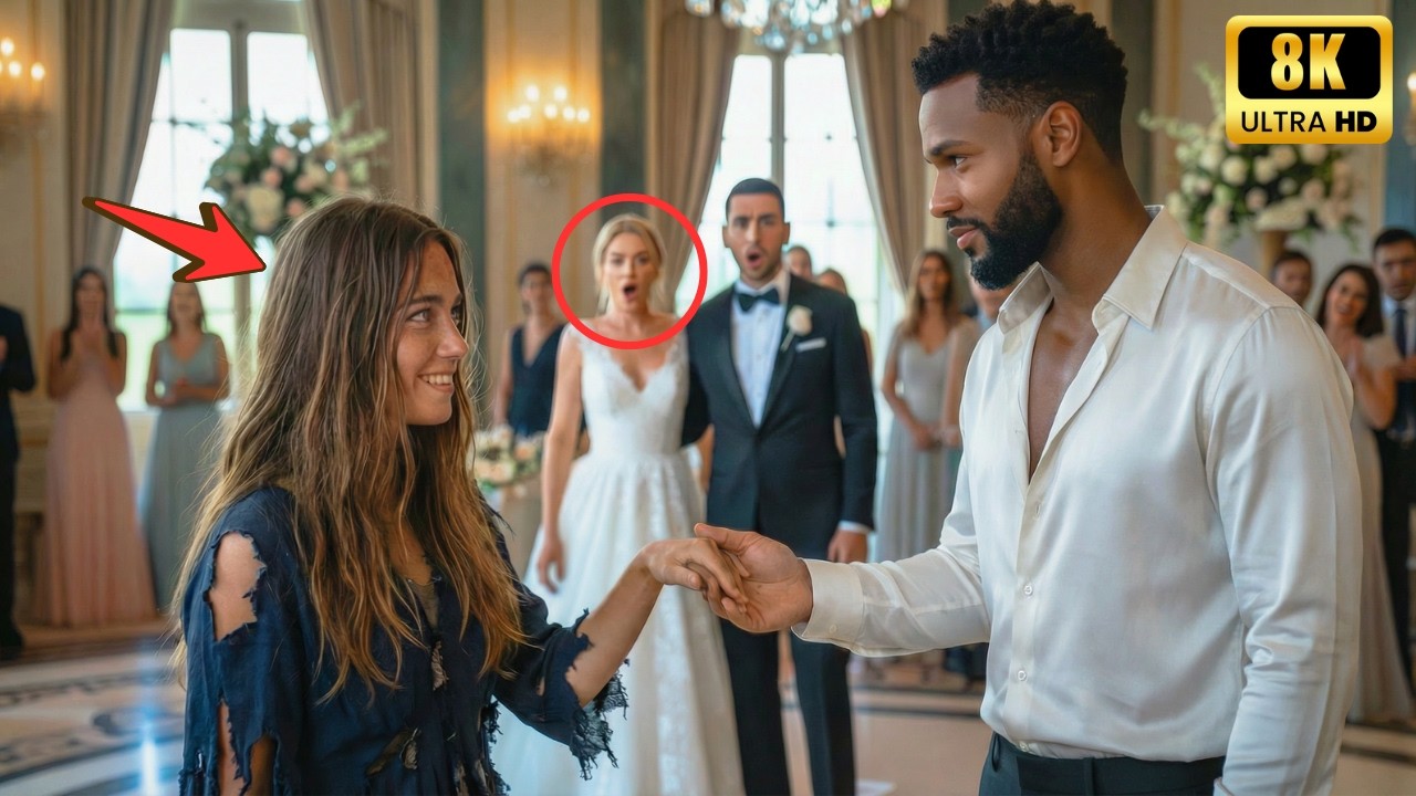 “They Laughed When He Brought A Homeless Woman To  His Ex’s Wedding… Until She Stole the Spotlight”