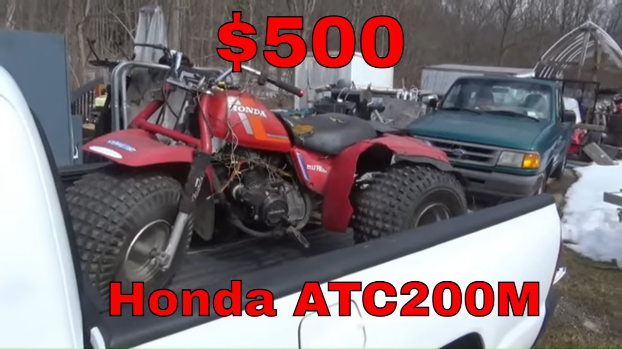 Bought an ATC200M, Another Honda 3 Wheeler Joins the ATV Hoard!
