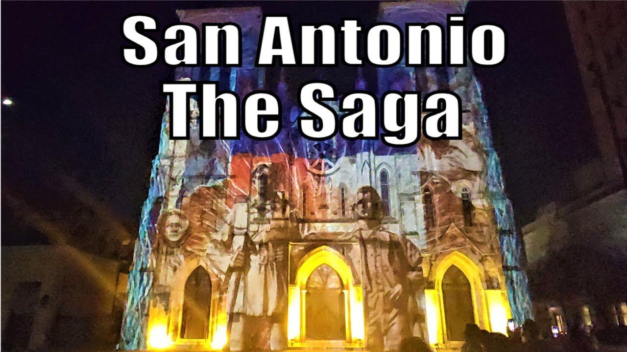 San Antonio The Saga At The San Fernando Cathedral Full Light Show