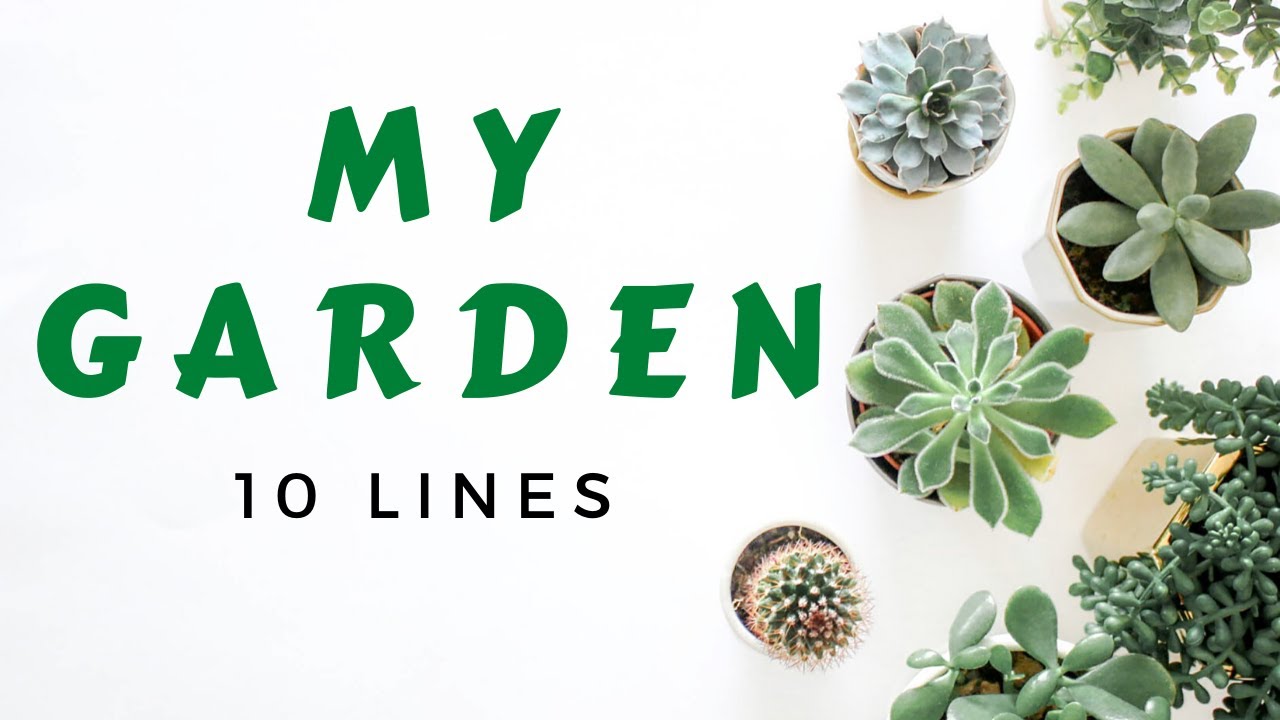 10 Lines on My Garden