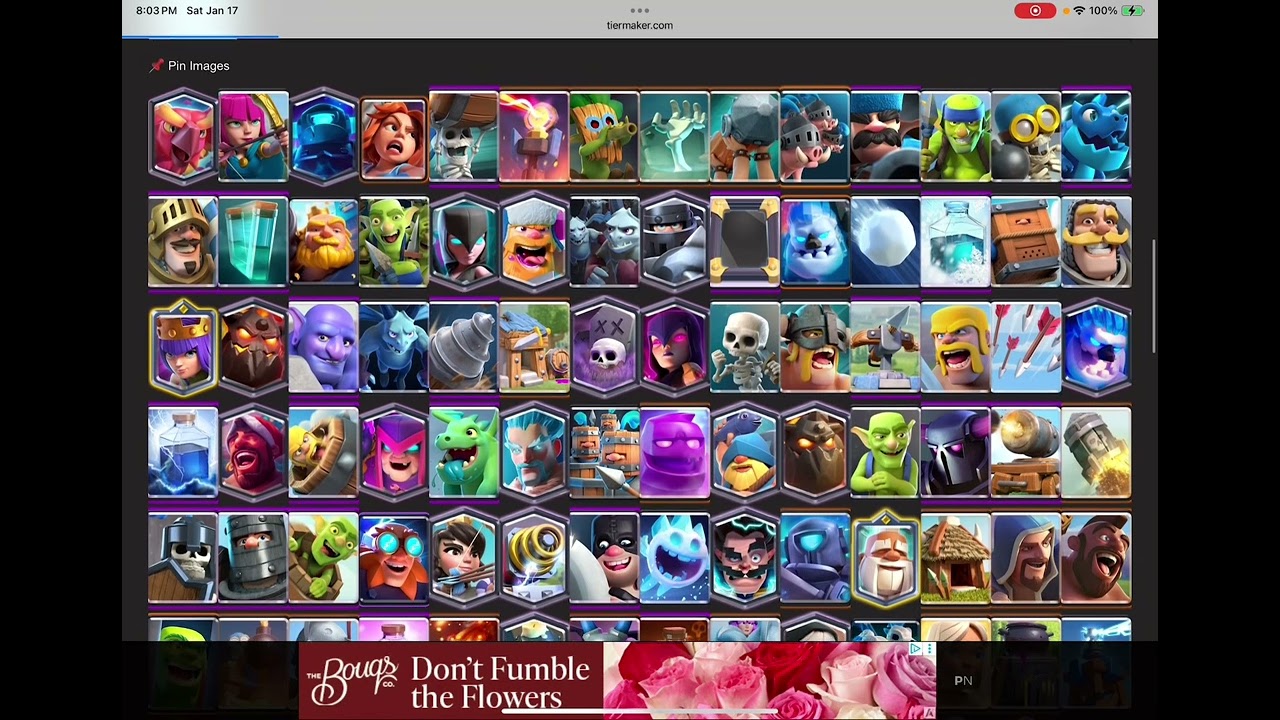 Kaiser ranks Clash Royale Cards (Episode 1) 🔥🔥🔥