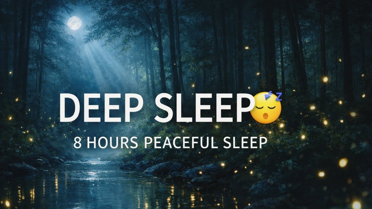 Deep Sleep Instrumental Music | Peaceful Sleep with Relaxing Piano & Ambient Healing Sound
