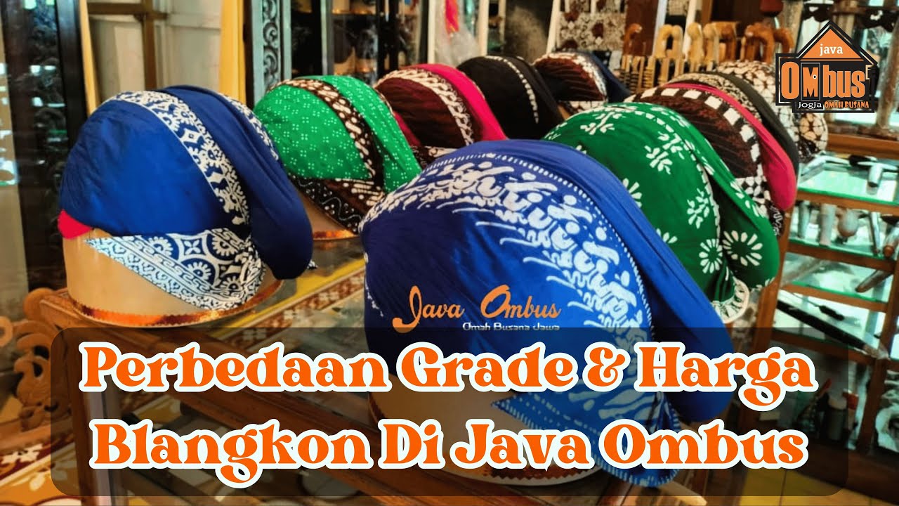 Perbedaan Kualitas Blangkon yang ada di toko Java Ombus #blangkon #adatjawa #busanajawa 081804210607